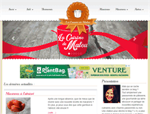 Tablet Screenshot of lacuisinedemalou.com